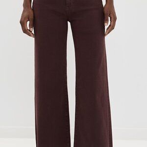 AG Saige High Rise Wide Leg Crop Jeans Size 29